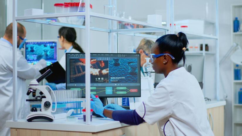 Scientists in a laboratory