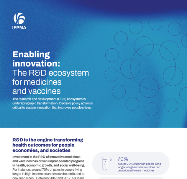 Enabling innovation: The R&D ecosystem for medicines and vaccines | IFPMA